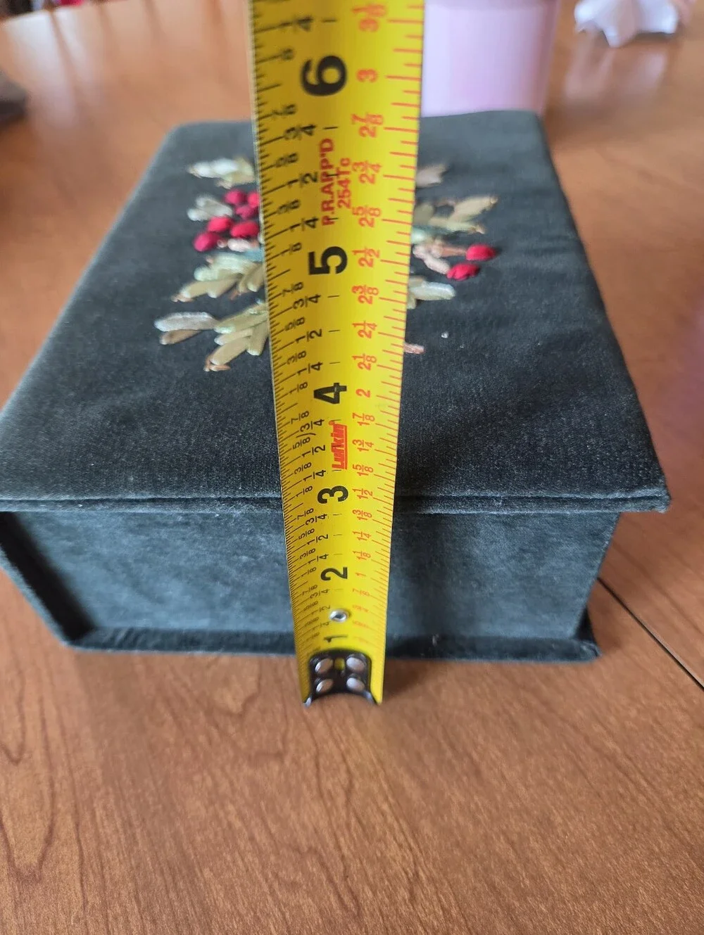 Vintage Velvet Jewelry Box